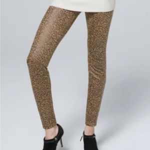 Leopard Print runway leggings WHBM